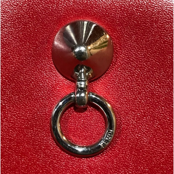 FENDI By the Way Leather Zip Around Wallet- Red π₯β€οΈπ - Picture 10 of 17